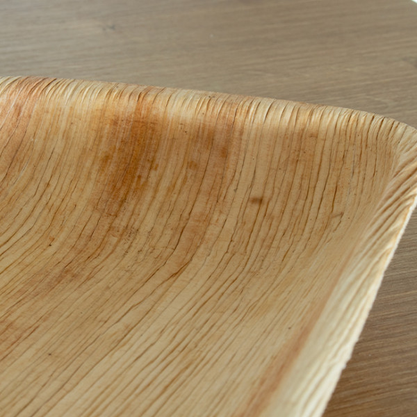 Fournisseur d'assiettes jetables en bois palmier écologiques et naturelles