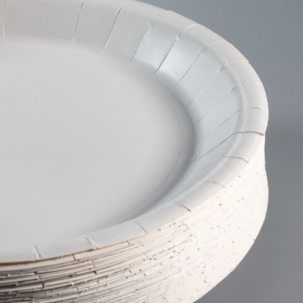 Assiette en carton pas chère pour les associations