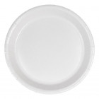 Assiette ronde en carton blanc Ø 23 cm