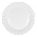 Assiette ronde en carton blanc Ø 23 cm
