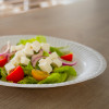 Assiette ronde en carton blanc Ø 23 cm