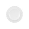 Assiette ronde en carton blanc 18 cm jetable