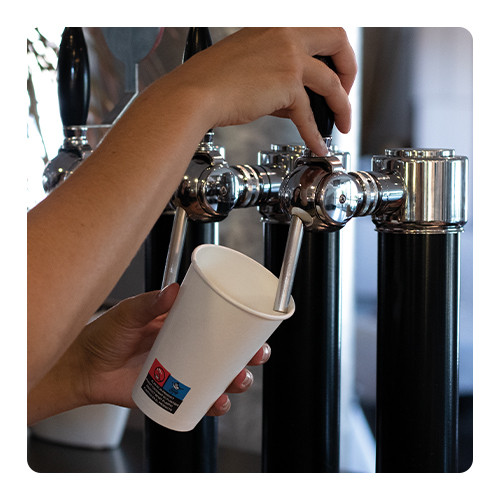 Gobelet en carton pour buvette