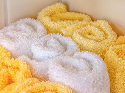 serviettes de toilette douces