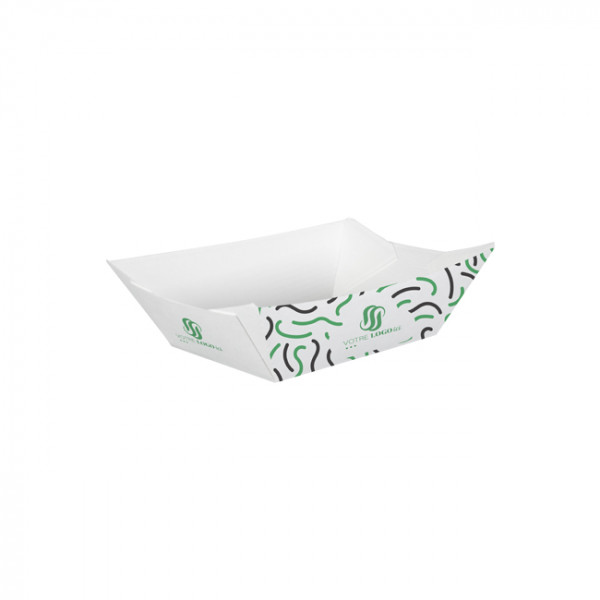 Barquette personnalisée en carton 960 g - Impression jusqu'à 4 couleurs