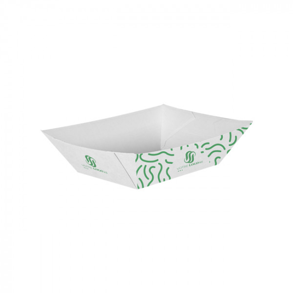 Barquette personnalisée en carton 1200 g - Impression jusqu'à 4 couleurs