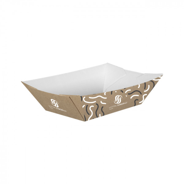 Barquette personnalisée en carton 1440 g - Impression jusqu'à 4 couleurs