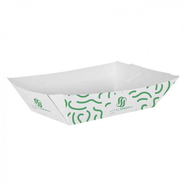 Barquette personnalisée en carton 2400 g - Impression jusqu'à 4 couleurs