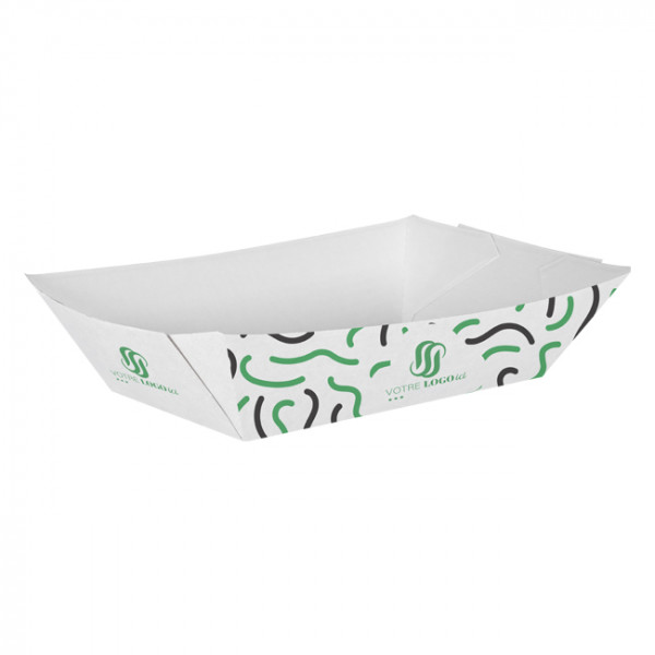 Barquette personnalisée en carton 2400 g - Impression jusqu'à 4 couleurs