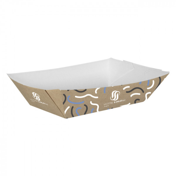 Barquette personnalisée en carton 2400 g - Impression jusqu'à 4 couleurs