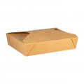 Boîte repas rectangulaire en carton kraft 1470 mL
