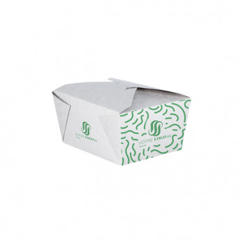 Boîte rectangulaire personnalisée en carton 880 mL - Impression jusqu'à 4 couleurs