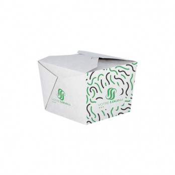 Boîte rectangulaire personnalisée en carton 1100 mL - Impression jusqu'à 4 couleurs