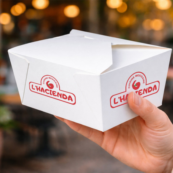Boîtes carton alimentaire pour restaurant: doggy bag