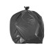 Sac-poubelle 100 L noir supérieur avec lien à nouer