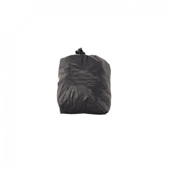 Sac-poubelle 30 L noir standard BD avec lien à nouer