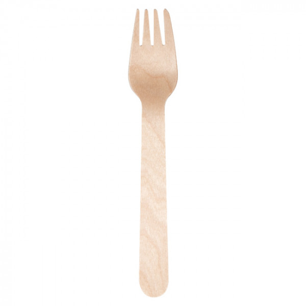 Fourchette en bois 16cm - Couverts en bois