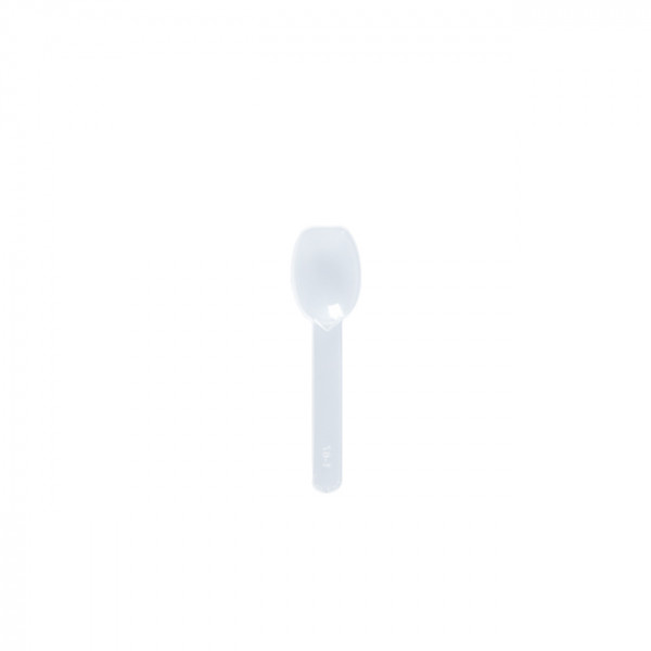 Mini cuillère réutilisable transparente 6,8 cm - Couverts réutilisables