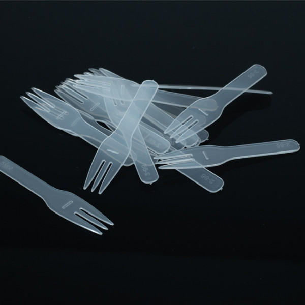 Cuillère transp. 6,8 cm & couverts réutilisables. Altern. écolo.