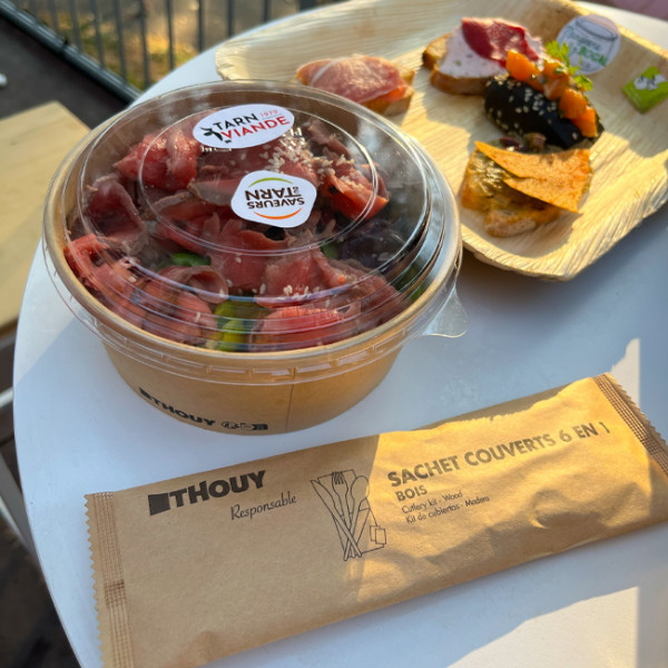 sachet couverts bois 6 en 1 écologique naturel