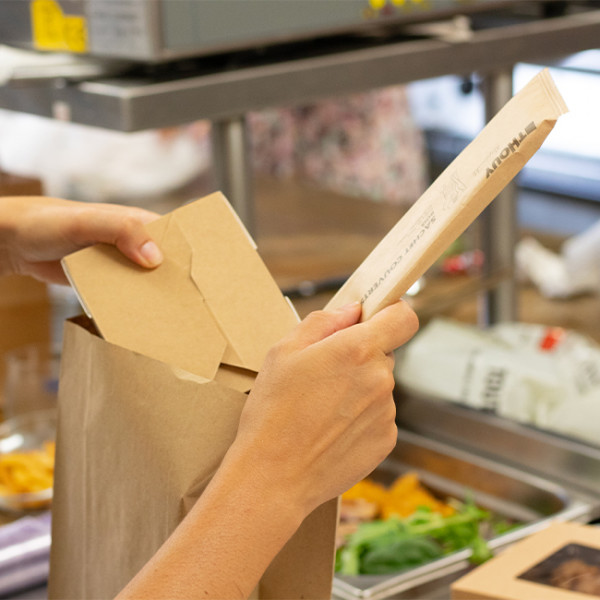 sachet couverts bois écologique 4 en 1