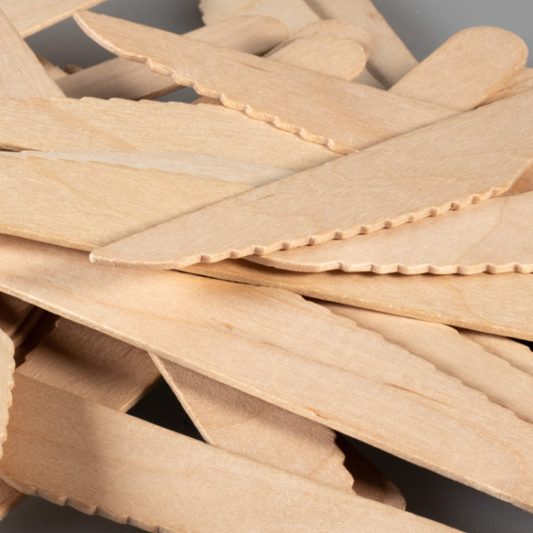 Couverts en bois 16 cm Fourchette et plus.