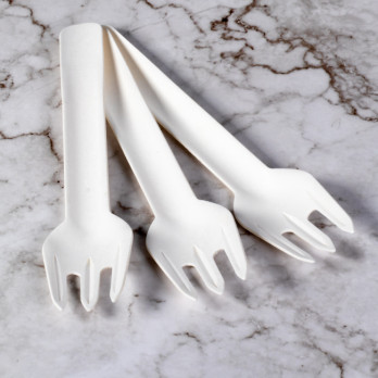 Fourchette en fibres végétales 15,8 cm