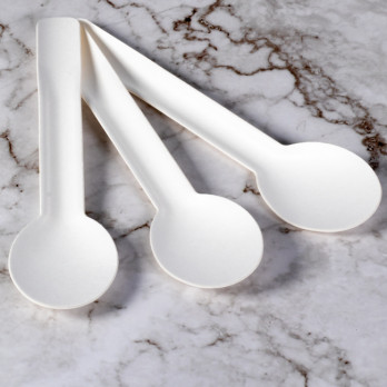 Cuillère en fibres végétales 15,8 cm