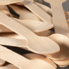 Mini cuillère en bois jetable écologique