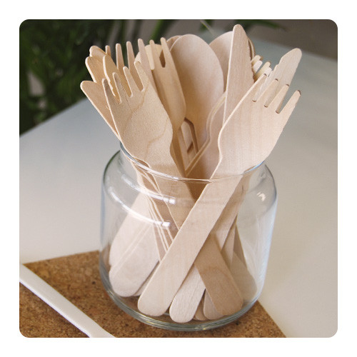 Couverts en bois pas chers