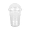 Shaker en plastique transparent 55 cL + couvercle dôme avec trou