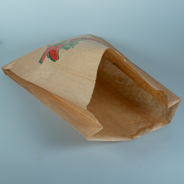 Sachets papier kraft pour la vente de fruits et légumes chez les primeurs