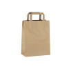 Sac cabas en papier kraft avec poignées 22 x 10 / 28 cm