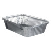 Barquette aluminium 2000 mL - Catégorie Barquettes, boîtes, pots et bols