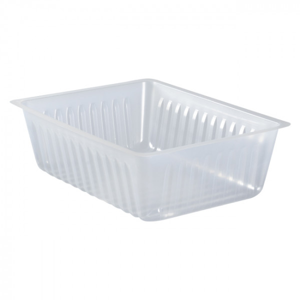Barquette charcutière plastique 1500 mL