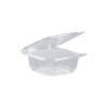 Barquette PET 250 mL avec couvercle attenant