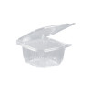 Barquette PET 370 mL avec couvercle attenant