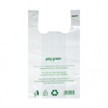 Sacs réutilisables à bretelles 26 / 12 x 45 cm