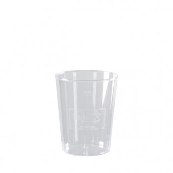 Verrine ronde en plastique transparent 4 cL
