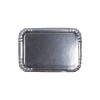 Plateau traiteur argenté 19x28 cm pour petits fours en carton.