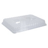 Couvercle pour plateau-repas 29x22,4 cm en plastique blanc