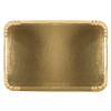 Plateau traiteur en carton doré 28x42cm - idéal pour petits-fours - catégorie Plateaux et saladiers traiteurs.