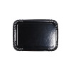 Plateau traiteur noir en carton 19x28cm