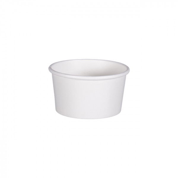 Pot à glace en carton blanc 4 Oz