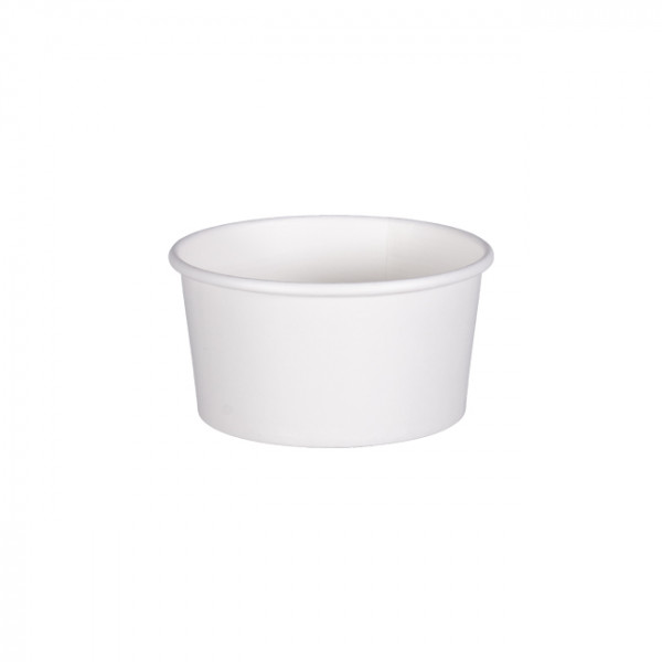 Pot à glace en carton blanc 6 Oz pour glacier