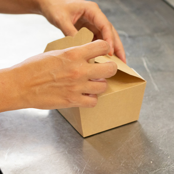 boite repas rectangulaire carton kraft 800 ml 54B025 boite repas rectangulaire en carton kraft 800 ml boite repas rectangulaire carton kraft 800 ml 54b025