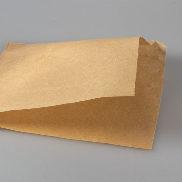 sachet ouvert 2 cotes papier kraft 54S004 16 x 16 5 cm