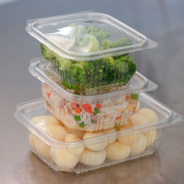 Boîte PP réutilisable couvercle séparé 1500 g barquettes pots bols