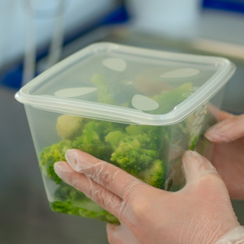 Boîte avec couvercle séparé en PP réutilisable 1800 g