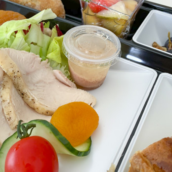 Pot à sauce et couvercle en PET transparent 30 mL